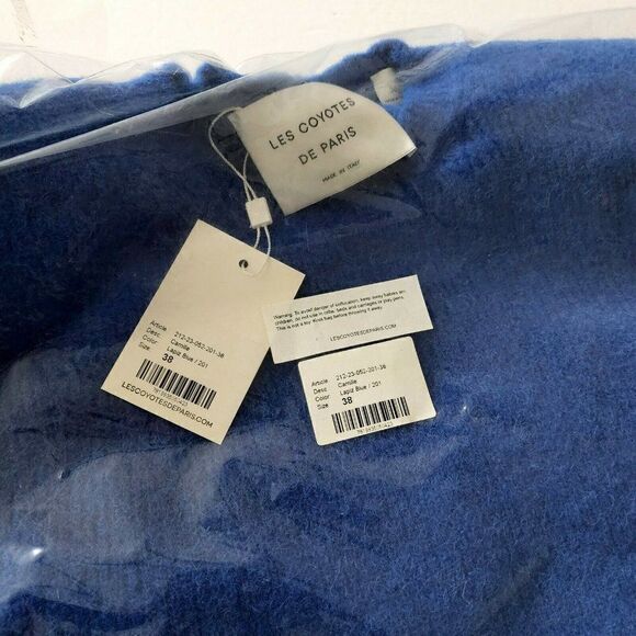 Les Coyotes de Paris - Camille Sweater Blue - 38, 40 - Alpaca | Wool $495 - Picture 9 of 11